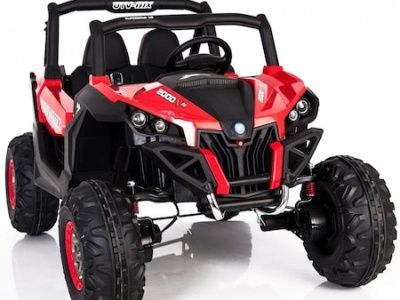 Masinuta electrica pentru copii cu 2 locuri, UTV BUGGY POWER 4×4 (XMX603) 2x12V7Ah Rosu - Img 5