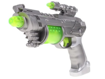 Pistol pentru copii cu sunete si lumini Galaxy Force, Malplay - Img 1