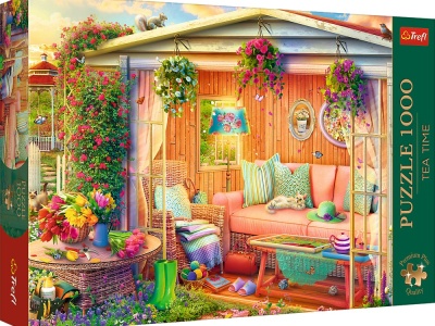 PUZZLE TREFL 1000 PREMIUM PLUS TEA TIME LOCUL MEU PREFERAT - Img 1