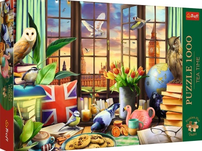 PUZZLE TREFL 1000 PREMIUM PLUS TEA TIME TOATE LUCRURILE BRITANICE - Img 1