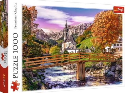 PUZZLE TREFL 1000 TOAMNA IN BAVARIA - Img 1