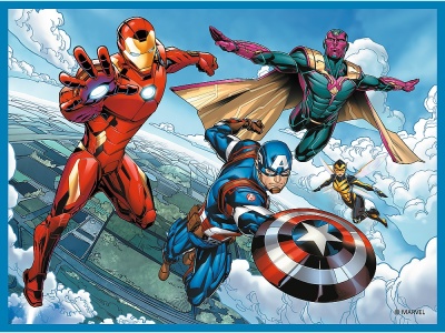 PUZZLE TREFL 2IN1 MEMO AVENGERS EROII IN ACTIUNE - Img 2