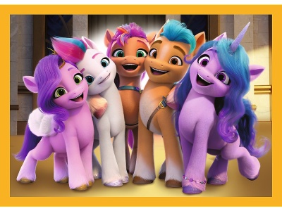 PUZZLE TREFL 4IN1 MY LITTLE PONY SA CUNOASTEM PONEII - Img 3