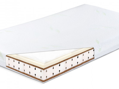 Saltea Sensillo MEMORY TERMO Cocos-Spuma-Cocos cu Aloe Vera 140x70x12 cm - Img 3