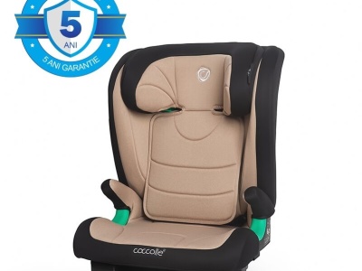 Scaun auto iSize 100-150 cm Coccolle Eris Sand beige - Img 1