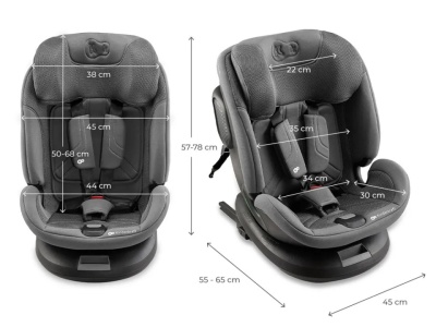 SCAUN AUTO KINDERKRAFT XPEDITION 3 I-SIZE 40-150 CM, GREY - Img 18
