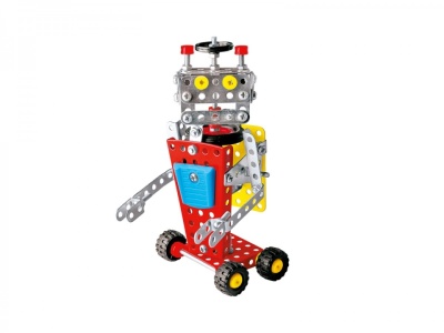 Set de construit metalic, TechnoK, 8 modele de vehicule spatiale, 225 de piese - Img 4