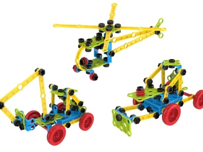 Set de construit vehicule, TechnoK, 6 modele, 139 de piese - Img 3
