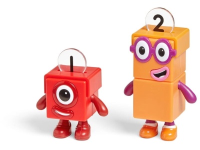 Set figurine Numberblocks - Aventuri pe bicicleta cu Unu & Doi - Img 6
