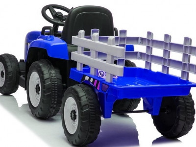 Tractor electric cu remorca si telecomanda XMX611 albastru - Img 4