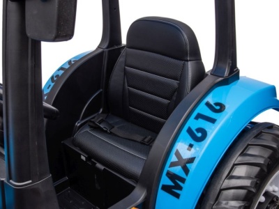 Tractor Electric NEW HOLLAND 2x12V10Ah albastru - Img 6