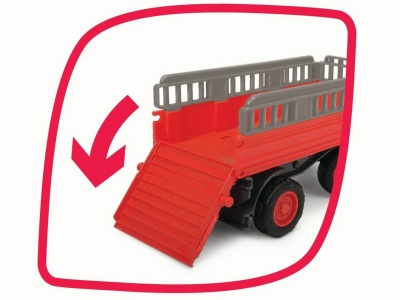 TRACTORAS CU REMORCA PENTRU ANIMALE CU FIGURINA CALUT - Img 2