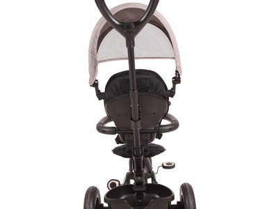 Tricicleta cu roti de cauciuc Qplay Rito Rubber Rosu - Img 2