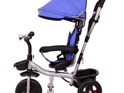 Tricicleta pentru copii Eco Trike, albastru - Img 3