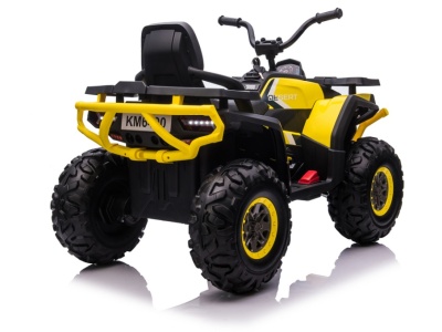 ATV electric cu telecomanda pentru copii Desert 900 (XMX607) galben, 4x4,roti EVA,12V10Ah - Img 8