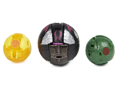 BAKUGAN PLATINUM POWERUP S4 WARRIOR WHALE NANO FURY SI NANO SLEDGE - Img 3