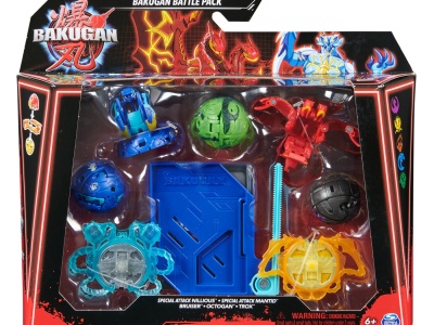 BAKUGAN SET DE LUPTA NILLIOUS, MANTID, BRUISER, OCTOGAN SI TROX - Img 1