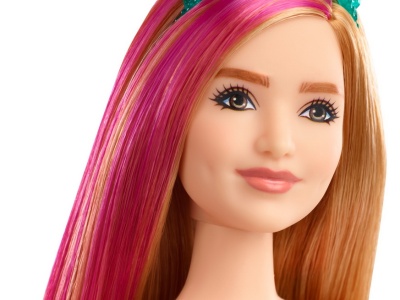 BARBIE PAPUSA PRINTESA DREAMTOPIA CU CORONITA ALBASTRA - Img 4