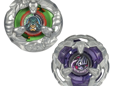 BEYBLADE X PACHET DUO YELL KONG 3-60GB SI HELM KNIGHT 5-80T - Img 2