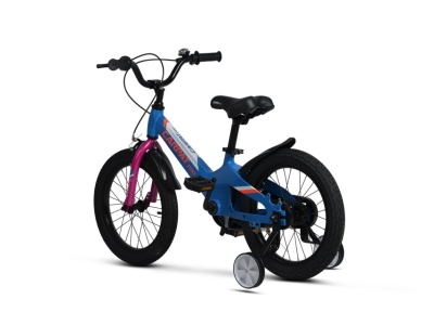 Bicicleta Copii 4-6 ani Carpat PRO C16122B 16", Albastru/Portocaliu - Img 2