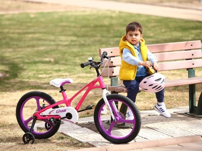 Bicicleta Copii 4-6 ani Galaxy G1601C 16", Roz/Alb - Img 5