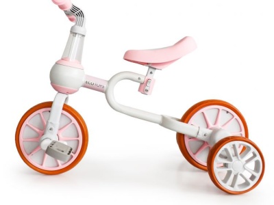 Bicicleta ECOTOYS de Echilibru 4in1 cu Pedale, Roti Laterale - Img 3