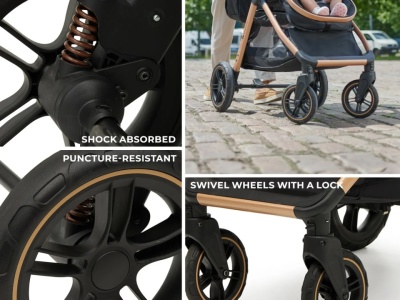 CARUCIOR KINDERKRAFT ESME, 3 IN 1, MOONLIGHT GREY - Img 20