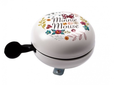 Claxon retro Seven Minnie-Flowers pentru bicicleta, alb - Img 2