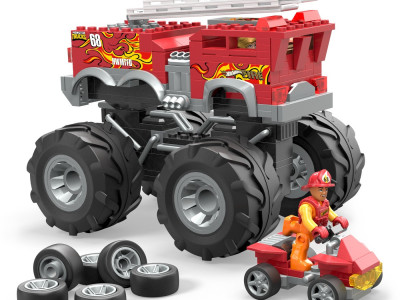HOT WHEELS MONSTER TRUCK MEGA SET CONSTRUCTIE 5 ALARM - Img 1