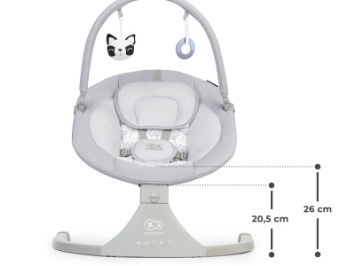 LEAGAN ELECTRIC KINDERKRAFT LULI, 2 IN 1, GREY - Img 4