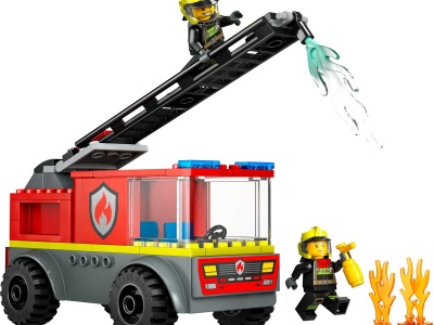 LEGO CITY CAMION DE POMPIERI CU SCARA 60463 - Img 2