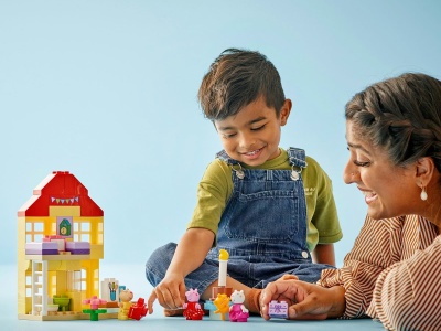 LEGO DUPLO CASA ANIVERSARA A PURCELUSEI PEPPA 10433 - Img 3