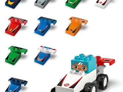 LEGO DUPLO ECHIPA F1: MASINI SI PILOTI DE CURSE 10445 - Img 4