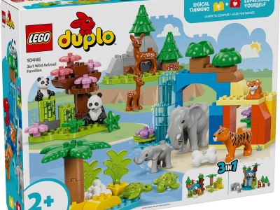 LEGO DUPLO FAMILII DE ANIMALE SALBATICE 3 ÎN 1 10446 - Img 1