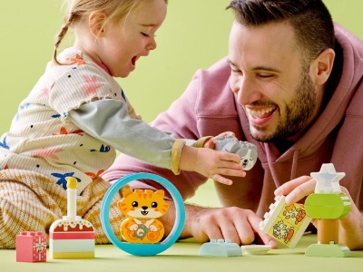 LEGO DUPLO PRIMUL MEU CATELUS SI PRIMUL MEU PISOI CU SUNETE 10977 - Img 4