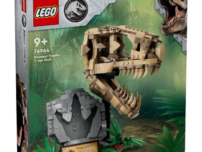 LEGO JURASSIC WORLD FOSILE DE DINOZAUR CRANIU DE TREX 76964 - Img 1