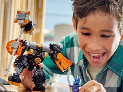 LEGO NINJAGO ROBOTUL STIHIE DE PAMaNT AL LUI COLE 71806 - Img 3