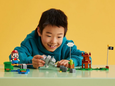 LEGO SUPER MARIO SET DE EXTINDERE RINOCERUL RAMBI 71420 - Img 1