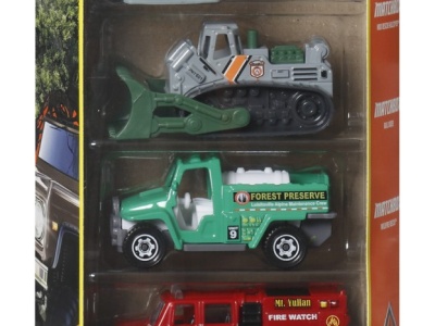 MATCHBOX SET 5 MASINUTE METALICE MBX WILDFIRE RESCUE SCARA 1:64 - Img 1