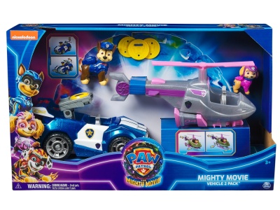 PATRULA CATELUSILOR MIGHTY MOVIE SET 2 VEHICULE - Img 1