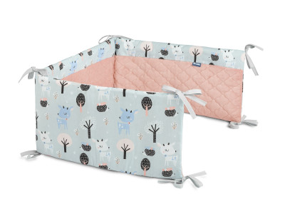 Protectie interioara de plus patut Sensillo KARO 180x30 cm Caprioare - Img 1