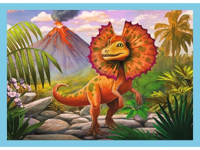 PUZZLE TREFL 4IN1 LUMEA DINOZAURILOR - Img 3