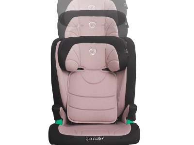 Scaun auto iSize 100-150 cm Coccolle Eris Dessert rose - Img 4