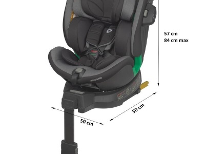 Scaun auto iSize 40-150 cm Coccolle Mago Neutral grey - Img 6