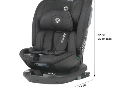 Scaun auto rotativ iSize Coccolle Velsa Jet black - Img 5