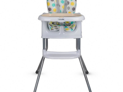 Scaun de luat masa multifunctional Coccolle Ziti Beige Dots - Img 2