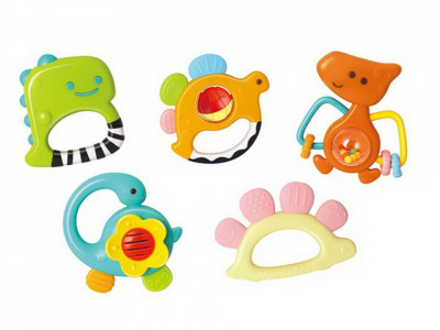 SET 5 ZORNAITORI DINOZAURI MULTICOLORI - Img 2