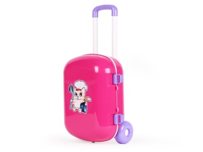 Set mini bucatarie in troliu roz TechnoK, cu accesorii - Img 2