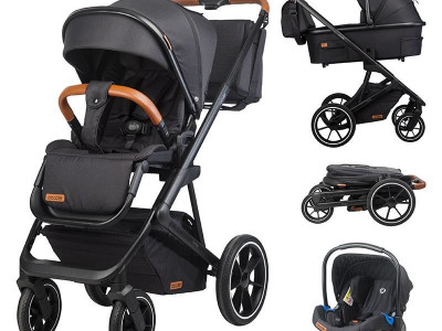 Sistem modular 3in1 Coccolle Nessia Diamond black - Img 1