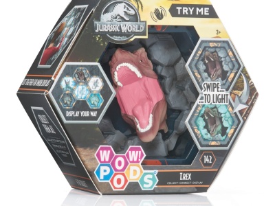 WOW! PODS - DINO TYRANNOSAURUS REX SI CU EFECTE SONORE - Img 1